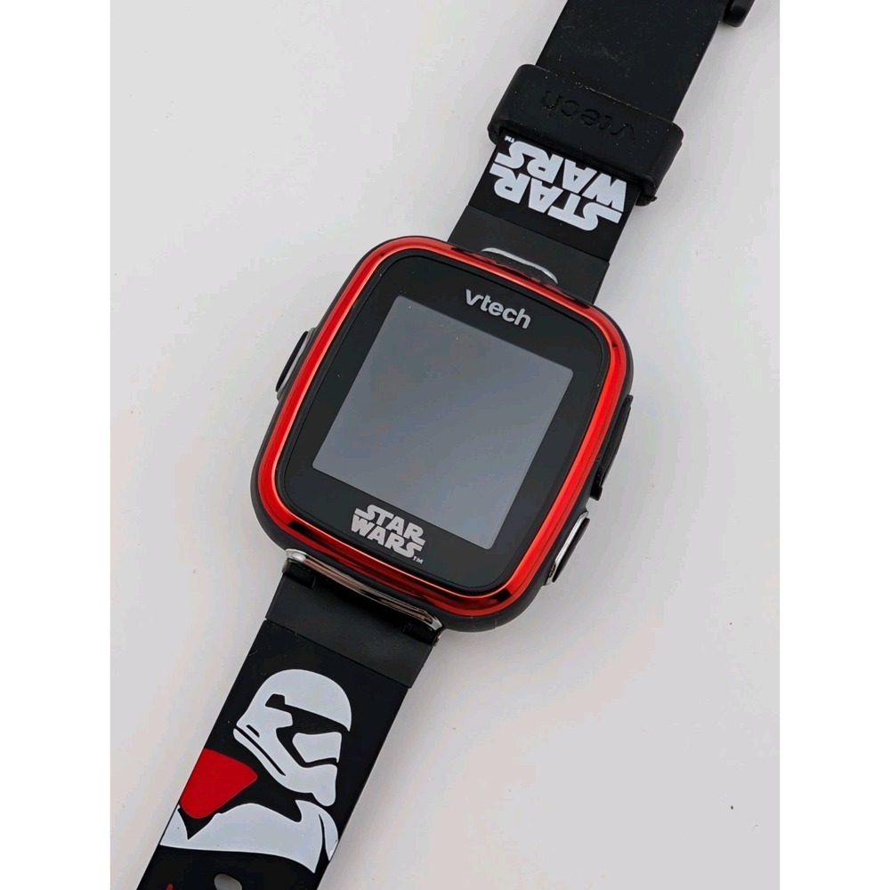 VTech Kidizoom Smart Watch Star Wars First Order Stormtrooper w/ Camera- Working